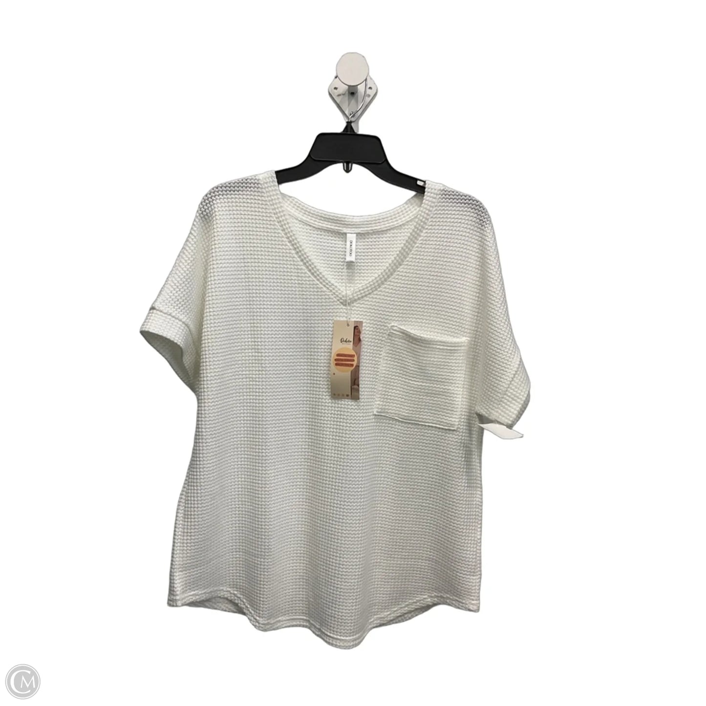 Top Short Sleeve By Dokotoo In White, Size: L