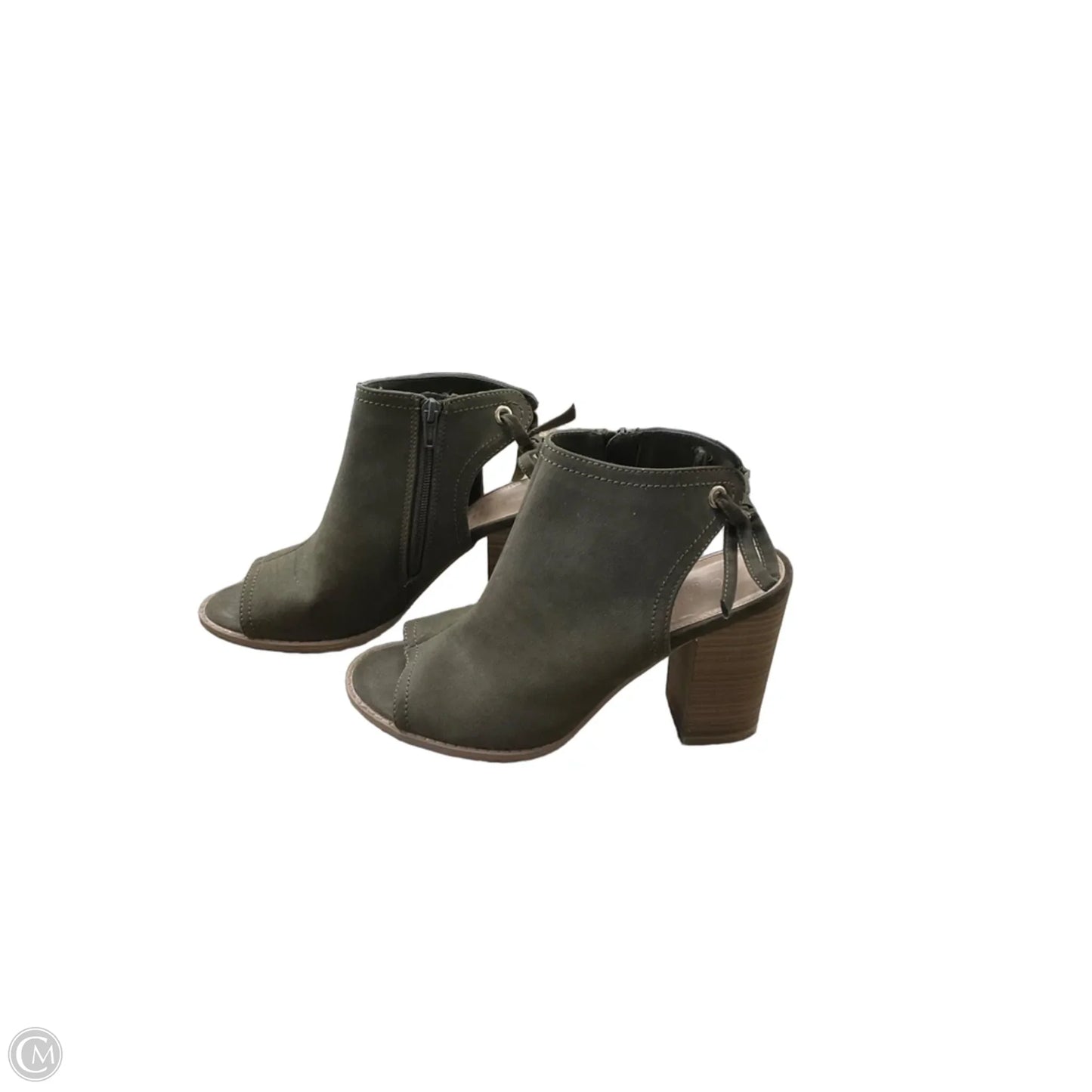 Shoes Heels Block By Lc Lauren Conrad In Green, Size: 9.5