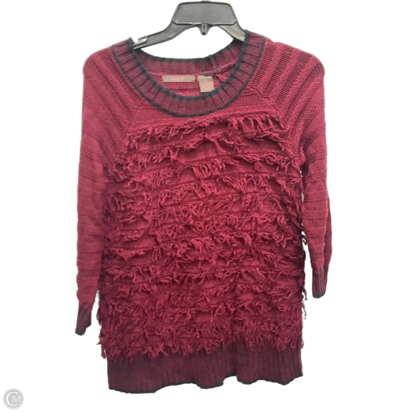Sweater By Heather B In Red, Size: M