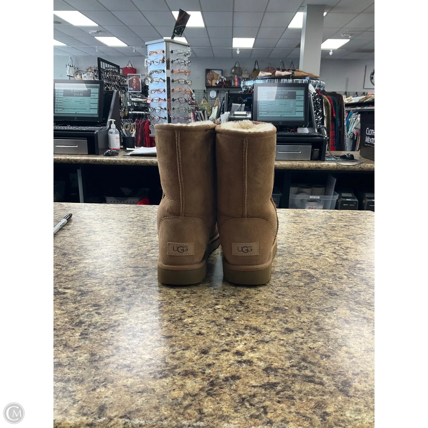 Boots Designer By Ugg In Tan, Size: 8