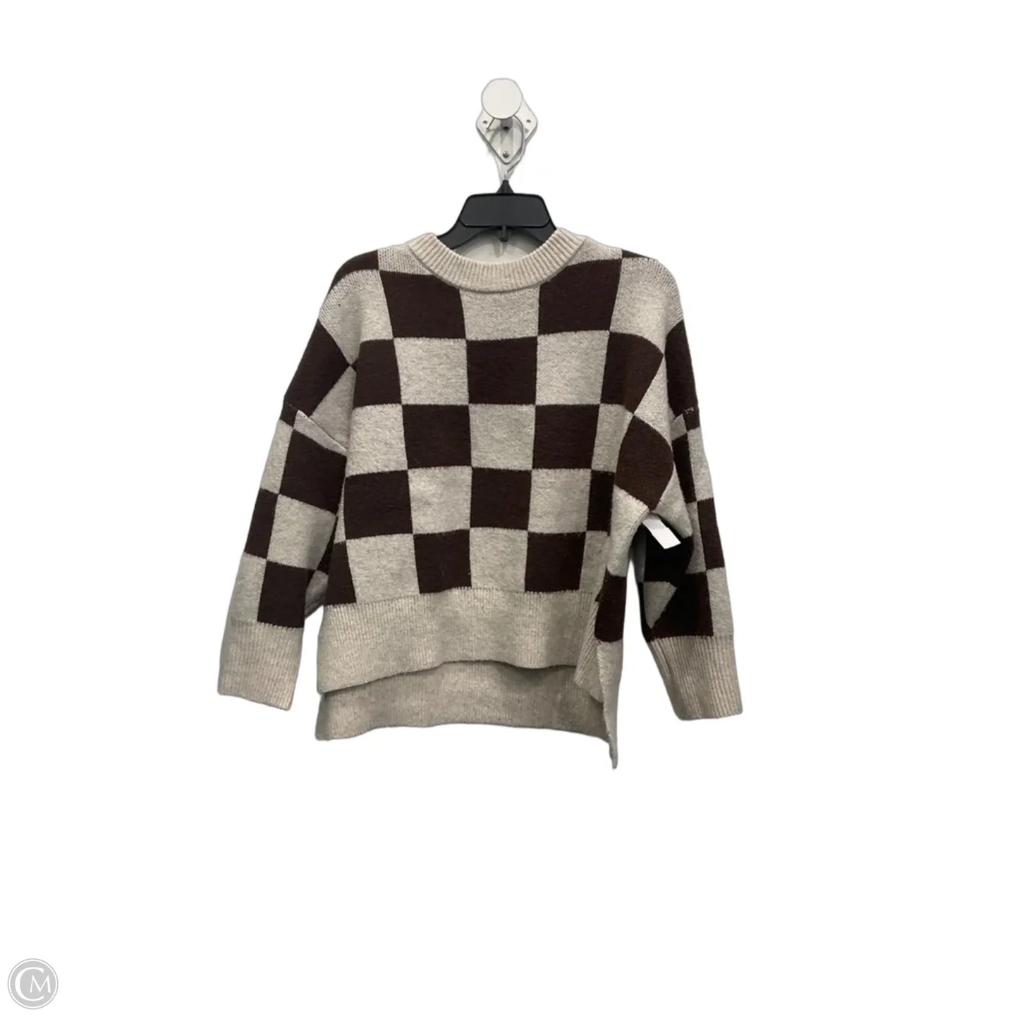 Sweater By Sincerely Jules In Brown & White, Size: S