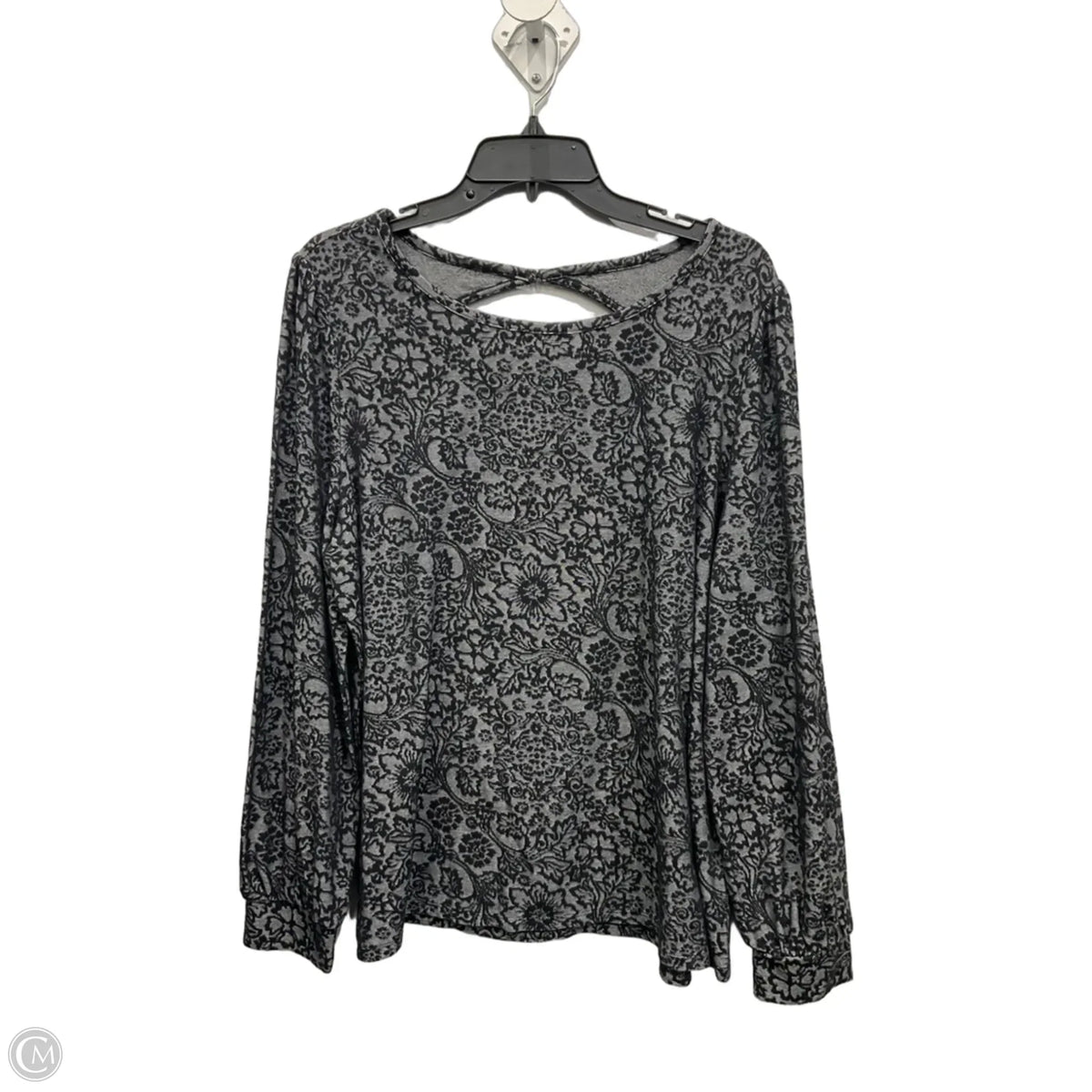 Top Long Sleeve By Loft In Grey, Size: Xl