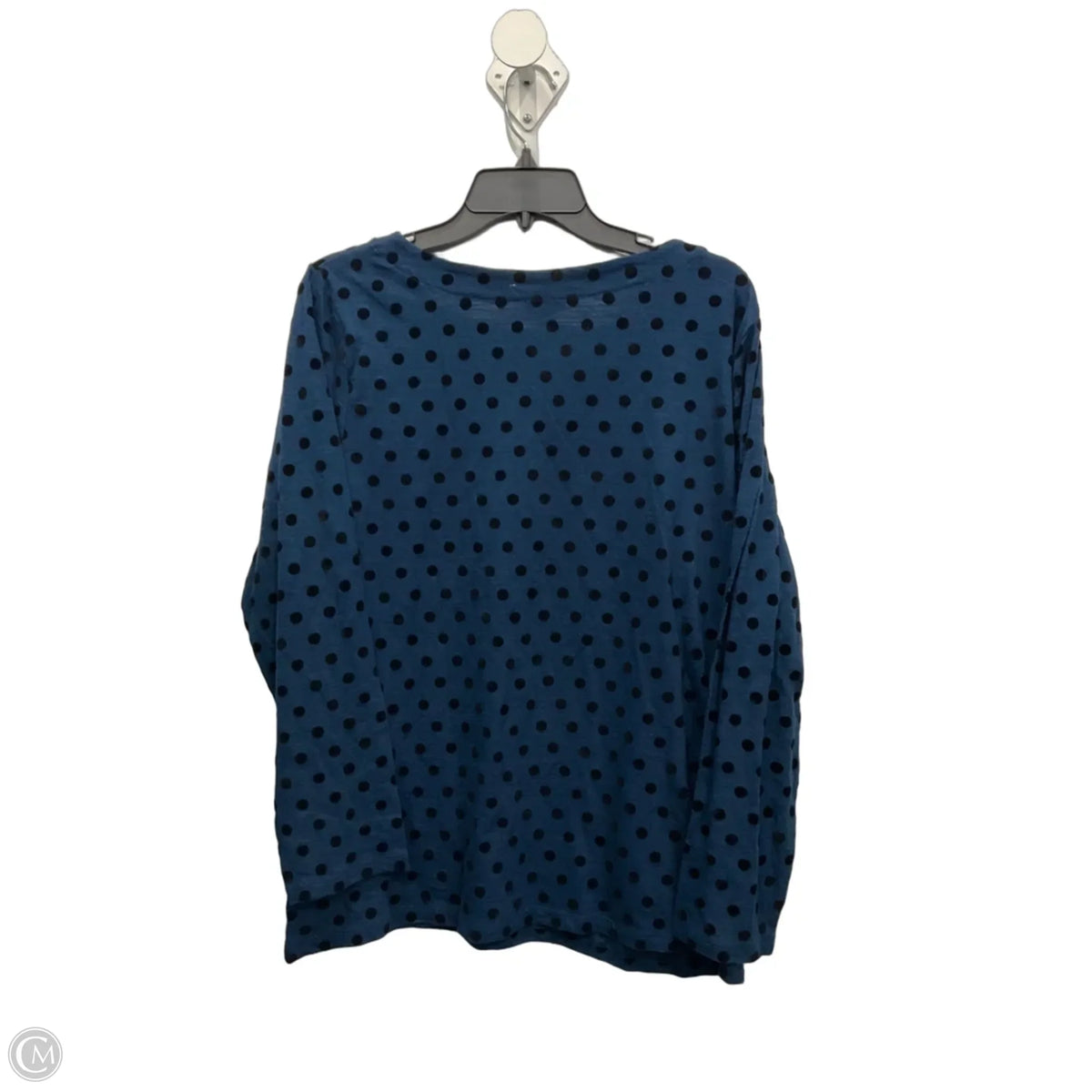 Top Long Sleeve By Talbots In Polkadot Pattern, Size: 1x