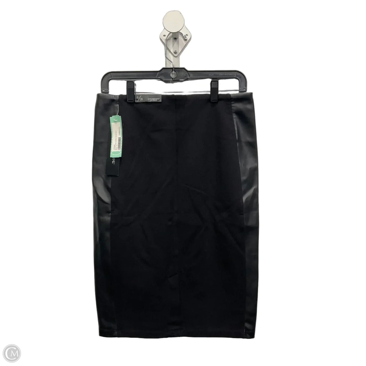 Skirt Midi By Liverpool In Black, Size: S