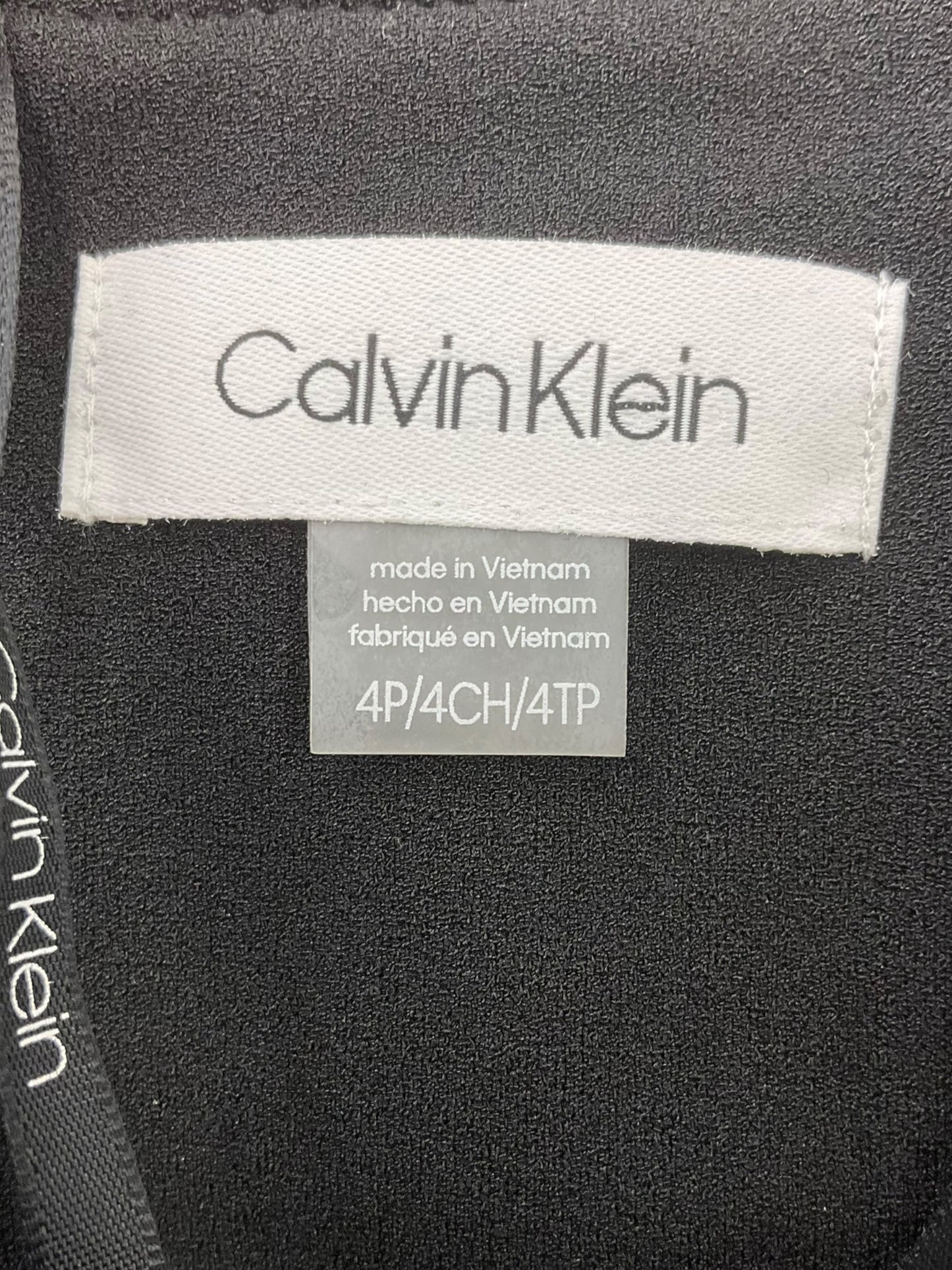 Black & White Dress Designer Calvin Klein, Size 4