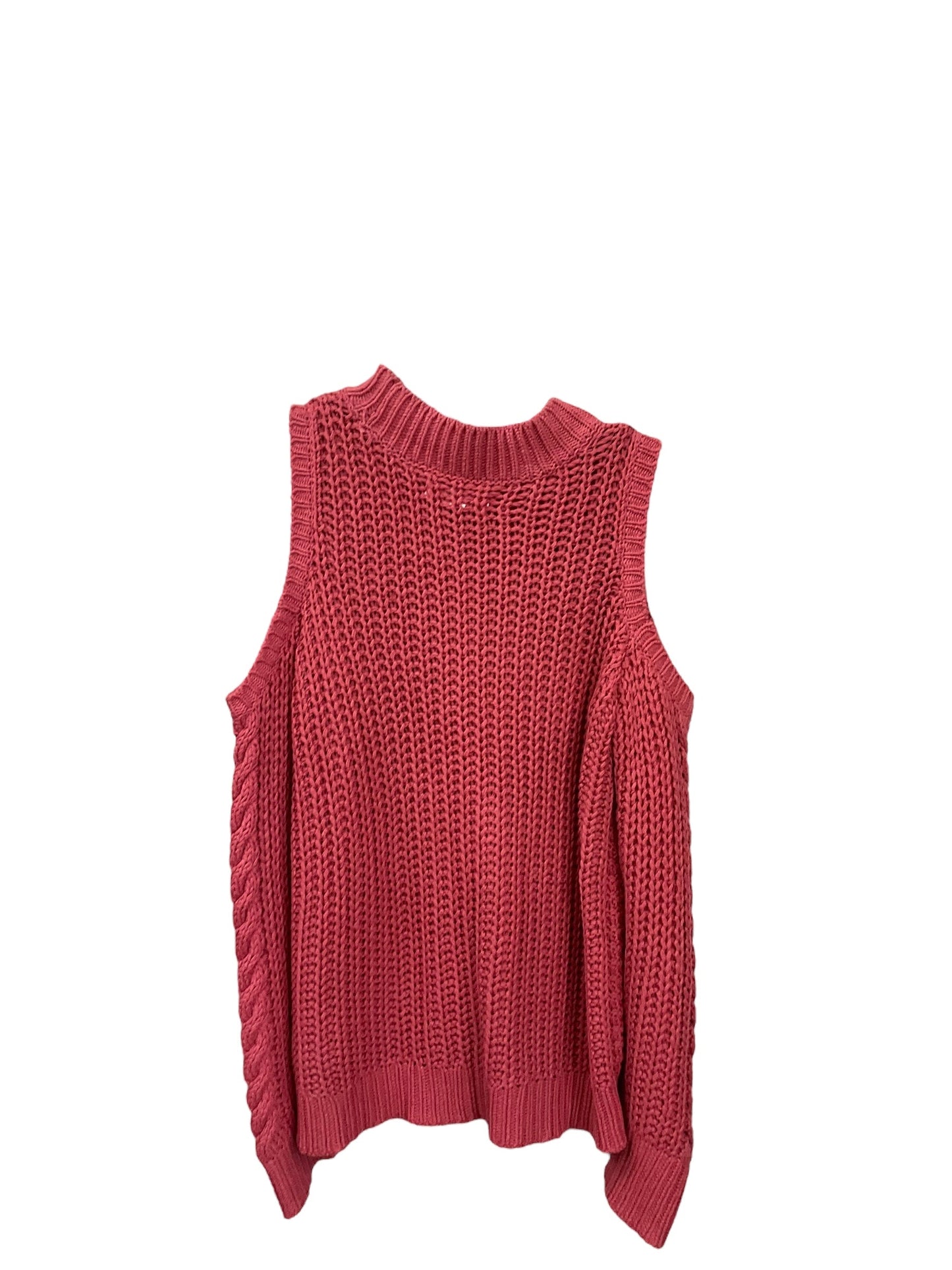 Sweater By Aeropostale In Coral, Size: S