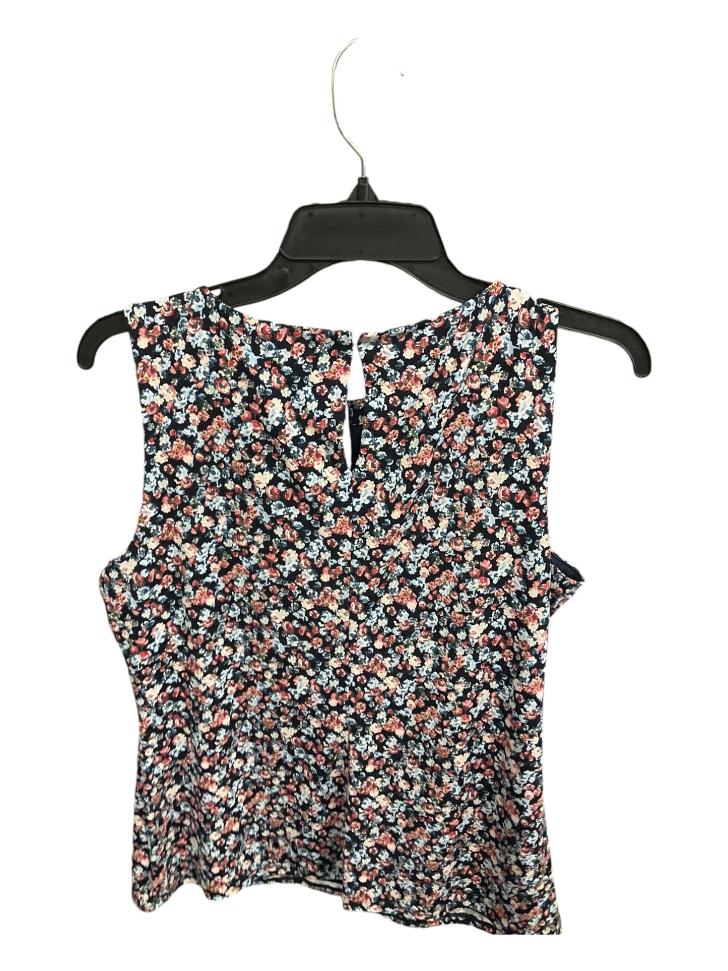 Top Sleeveless By White House Black Market In Floral Print, Size: M