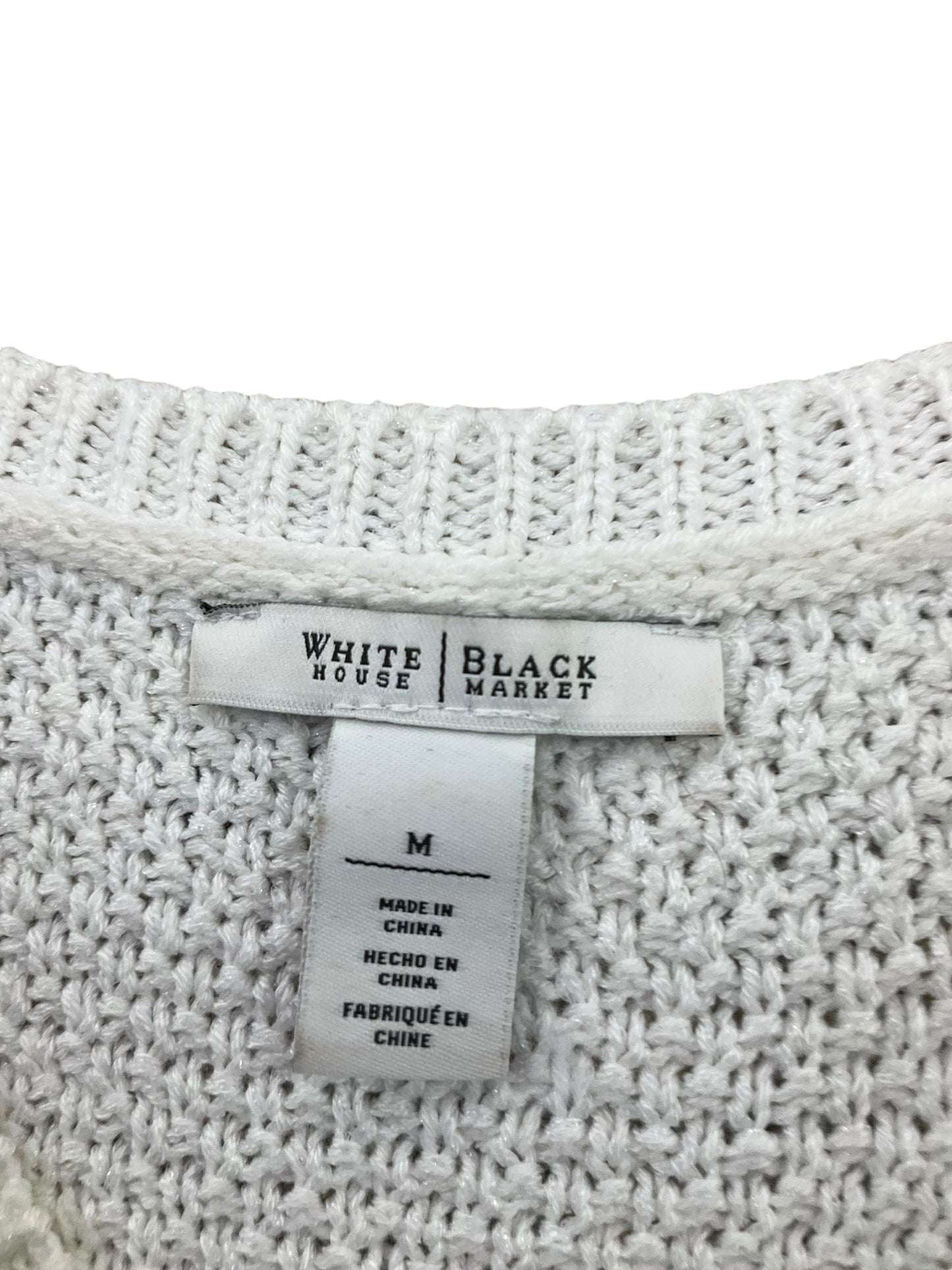 Sweater By White House Black Market In White, Size: M