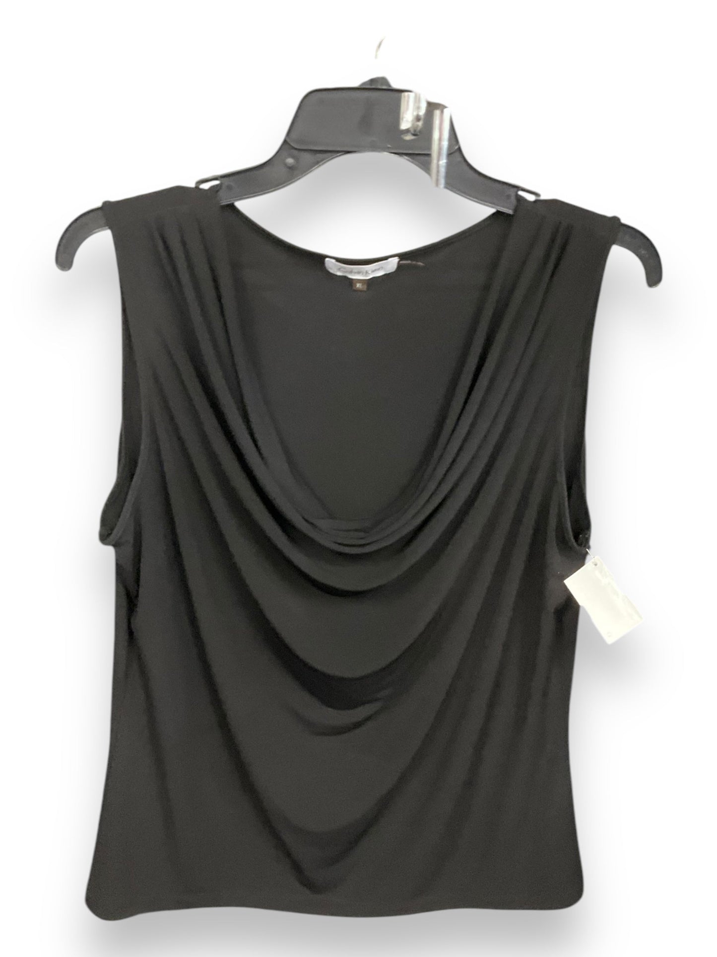 Top Sleeveless Basic By Calvin Klein In Black, Size: Xl