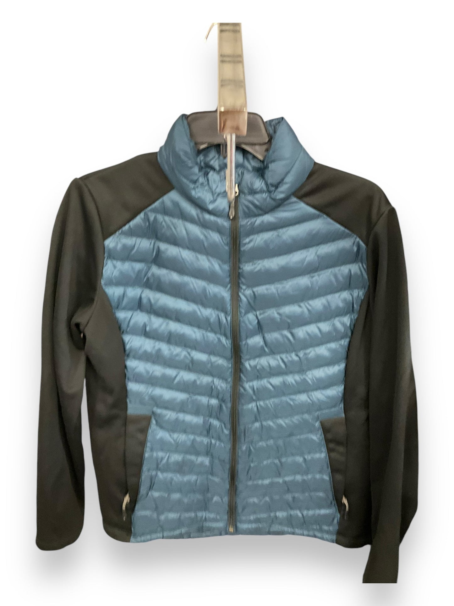 Coat Puffer & Quilted By 32 Degrees In Black & Blue, Size: L