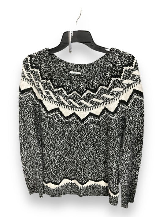 Sweater By Old Navy In Grey & White, Size: M