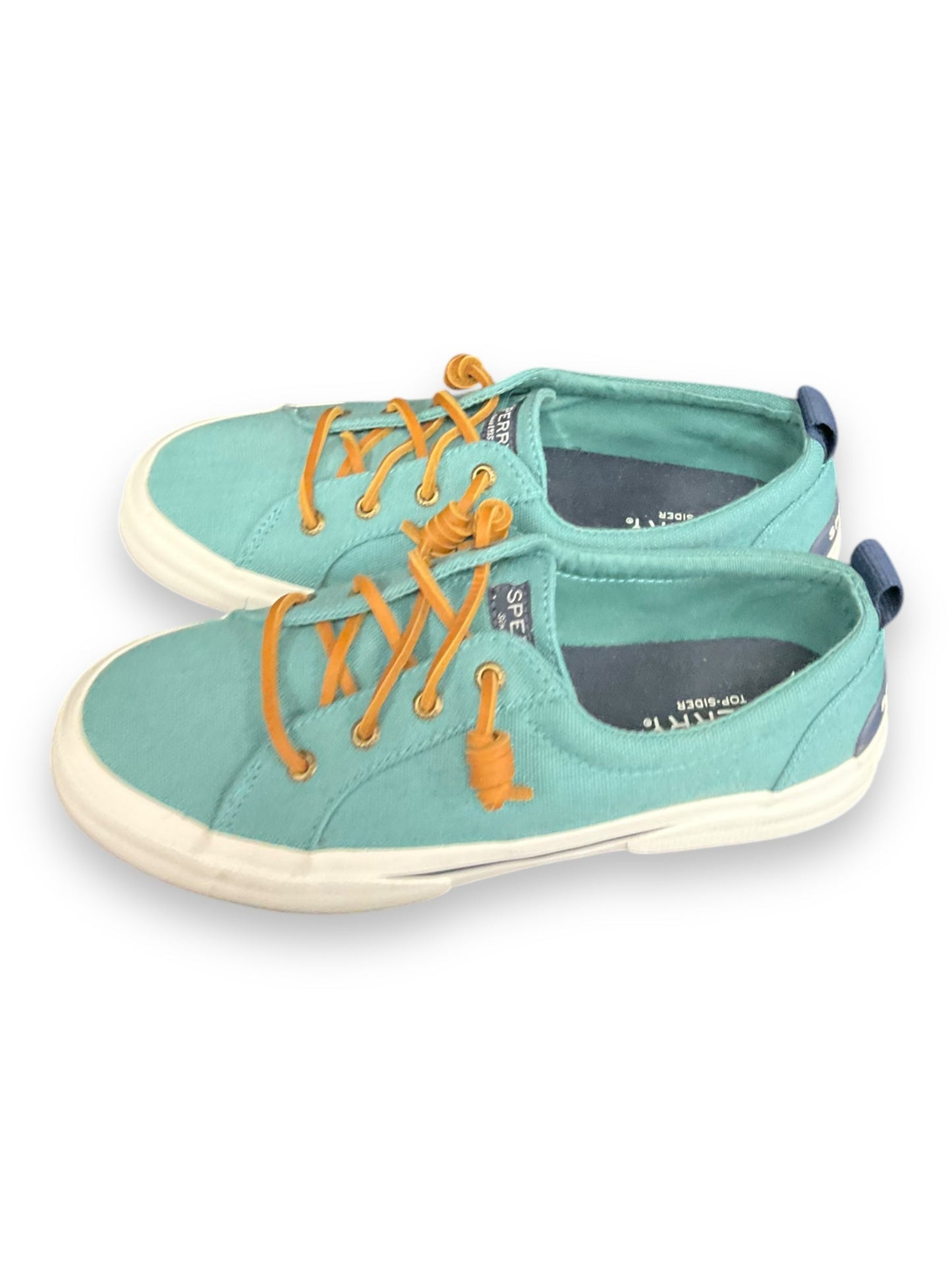 Shoes Sneakers By Sperry In Green, Size: 7