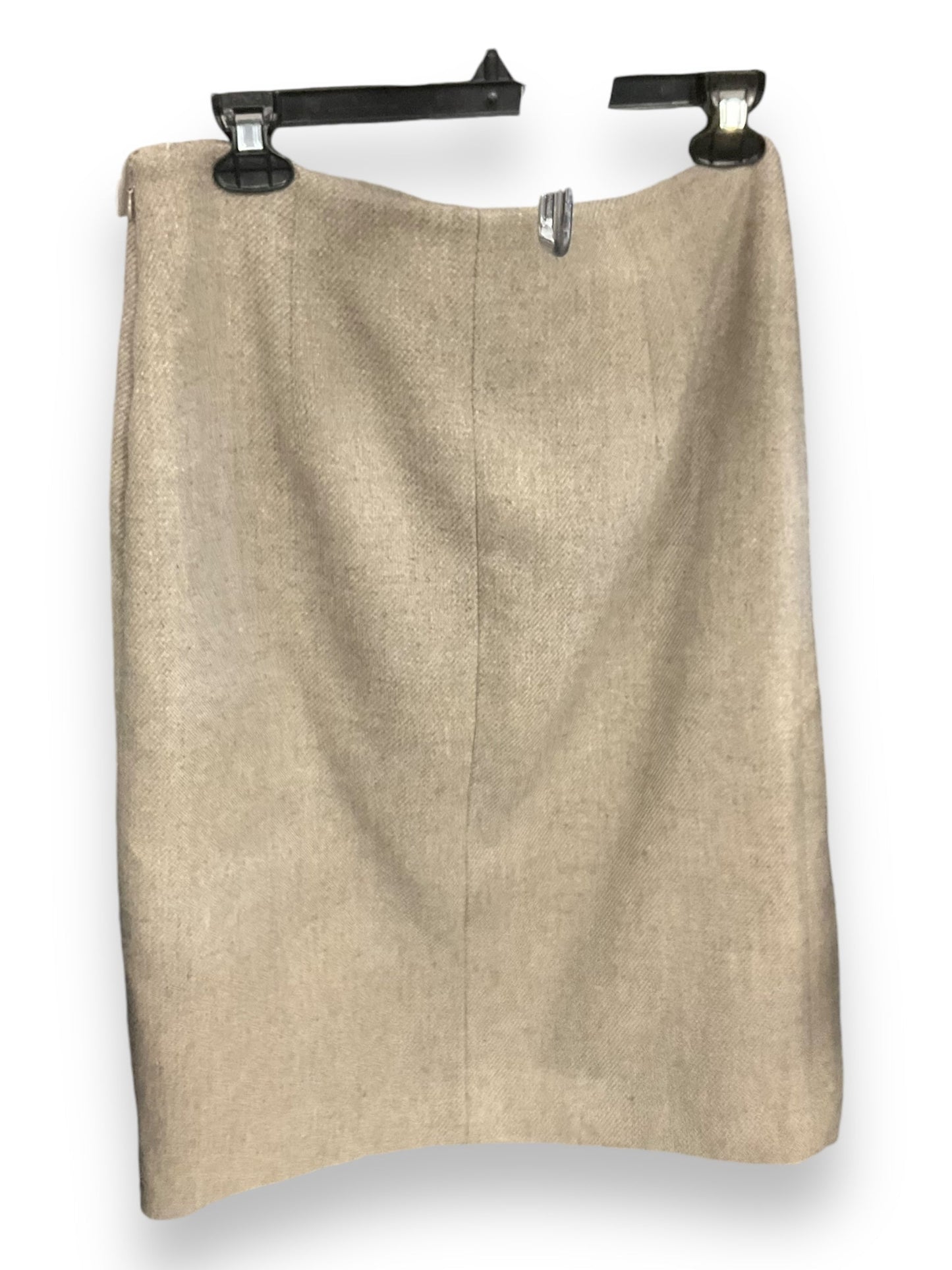 Skirt Midi By H&m In Taupe, Size: 8