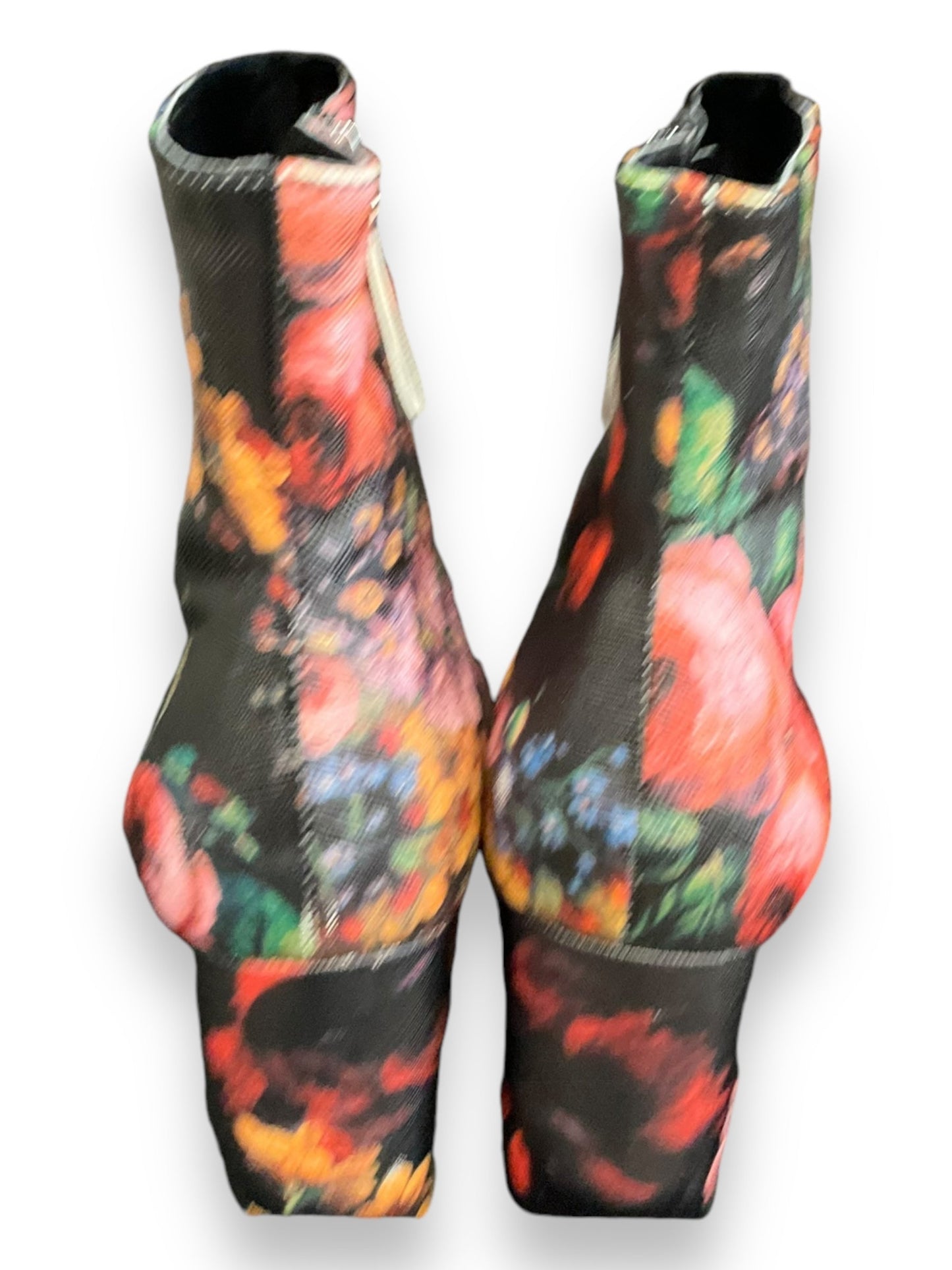 Boots Ankle Heels By Diba In Floral Print, Size: 8