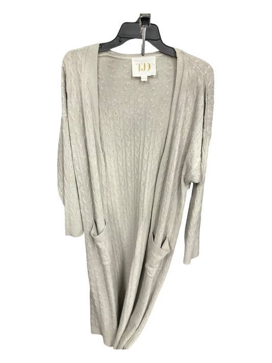 Sweater Cardigan By Clothes Mentor In Grey, Size: Xl