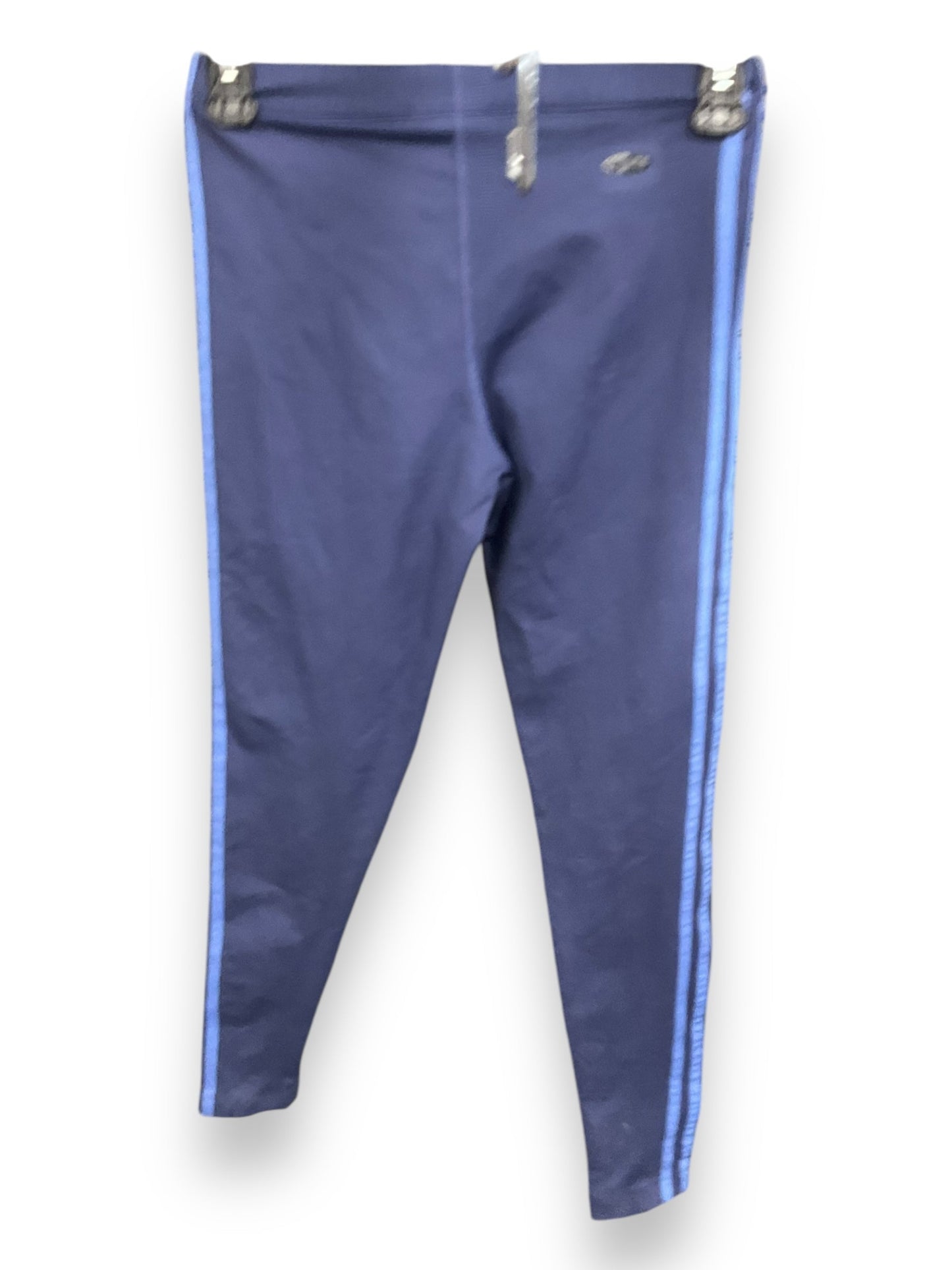 Athletic Leggings By Adidas In Blue, Size: M