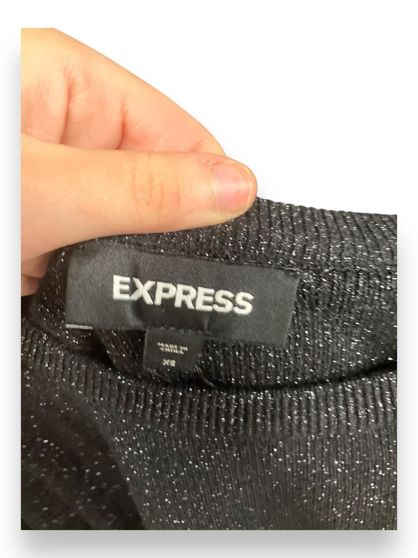 Sweater By Express In Black, Size: Xs