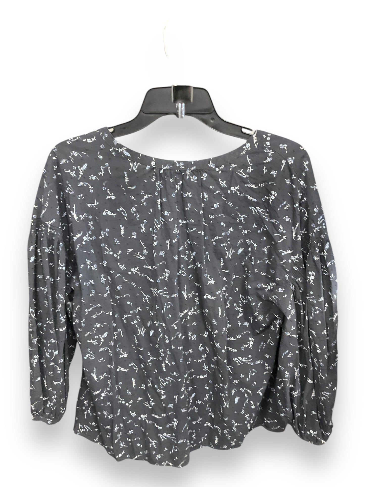 Top Long Sleeve By Sonoma In Floral Print, Size: L