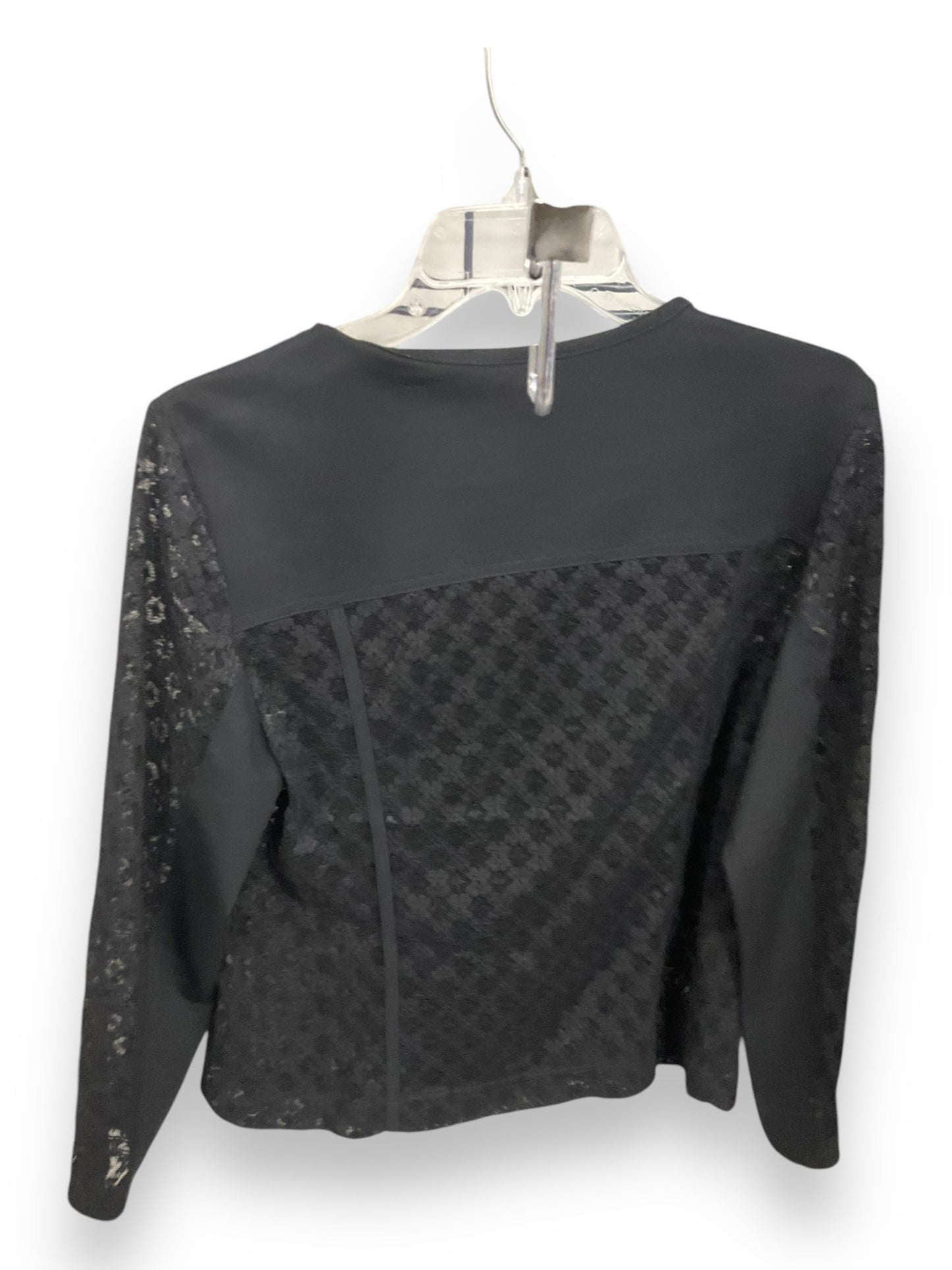 Jacket Shirt By Chicos In Black, Size: M