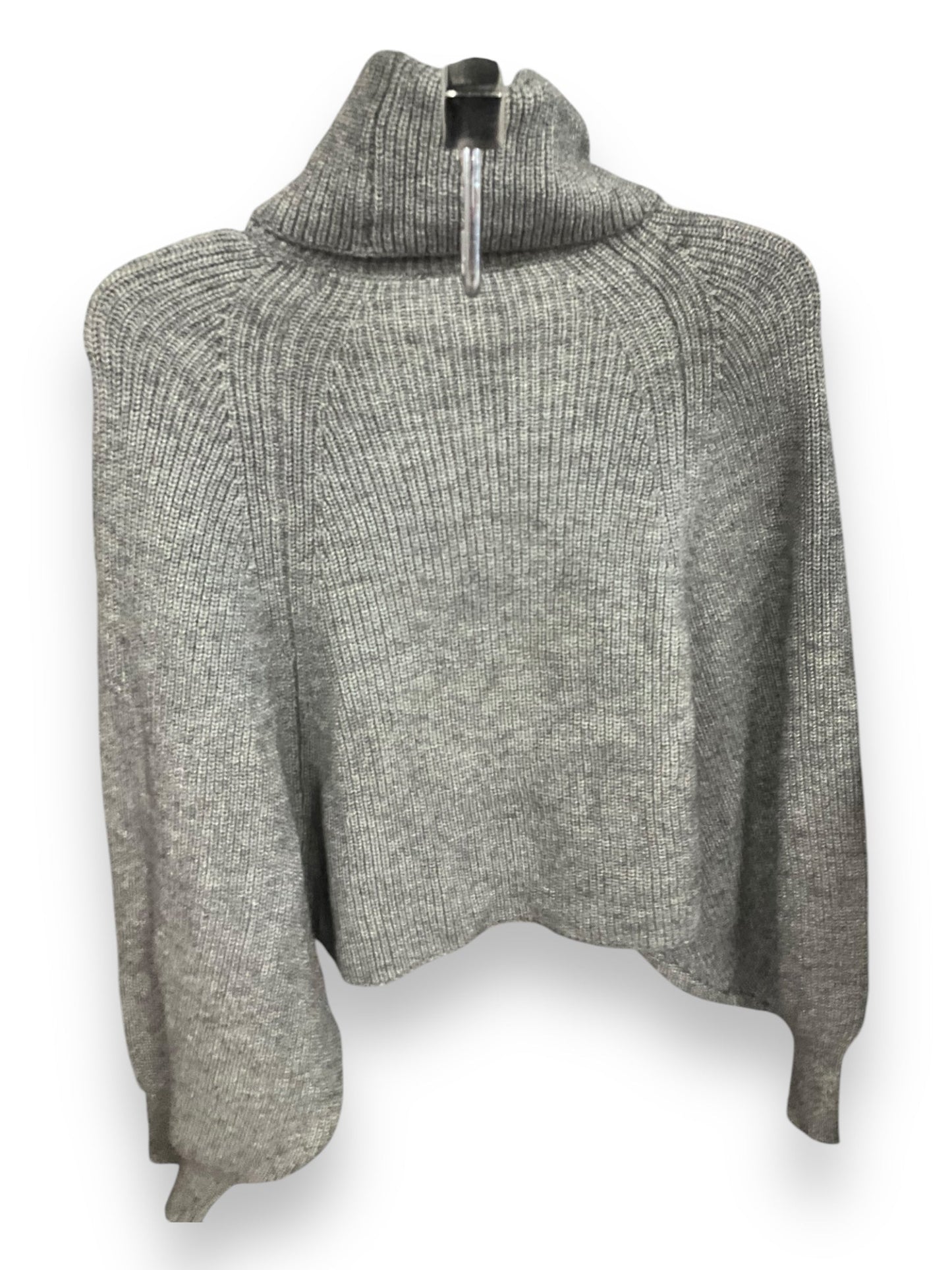 Sweater By Elan In Grey, Size: L