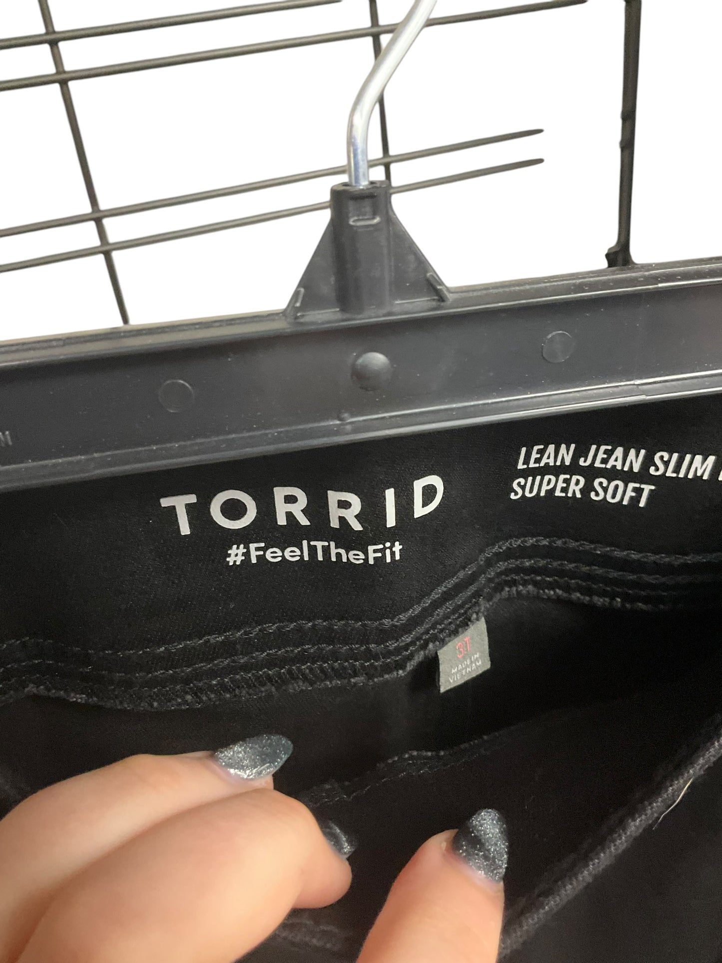 Jeans Boot Cut By Torrid In Black Denim, Size: 3x