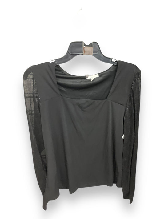 Top Long Sleeve By Maurices In Black, Size: L