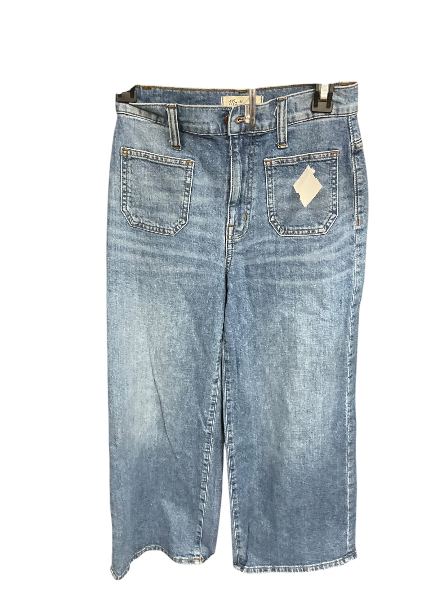 Jeans Wide Leg By Madewell In Blue Denim, Size: 0