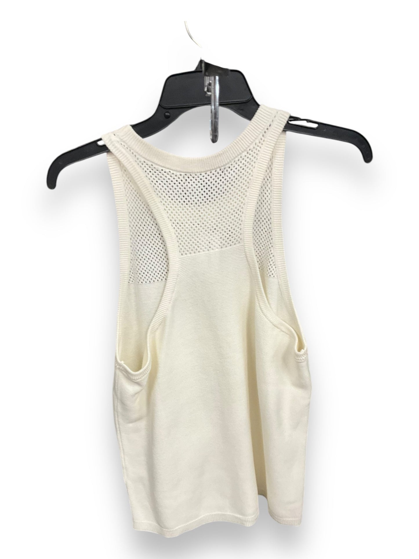 Top Sleeveless By Banana Republic In White, Size: L