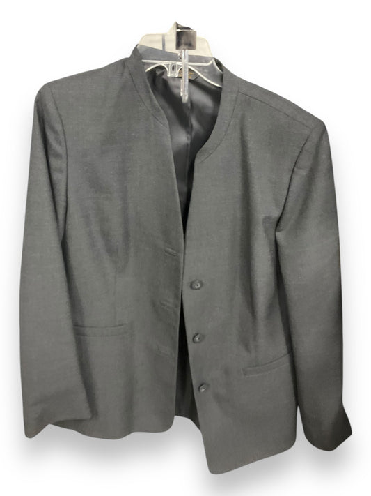 Blazer By Clothes Mentor In Grey, Size: L