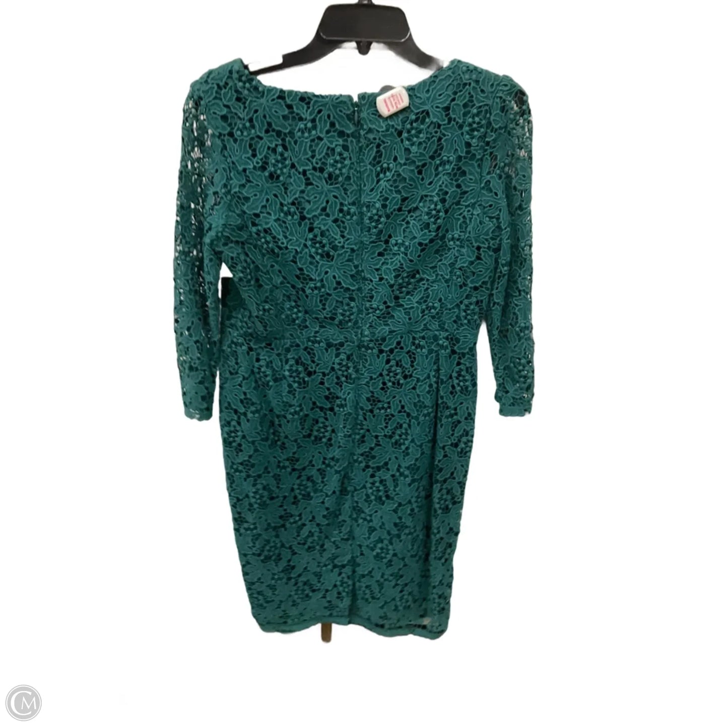 Dress Casual Midi By Talbots In Green, Size: Mp
