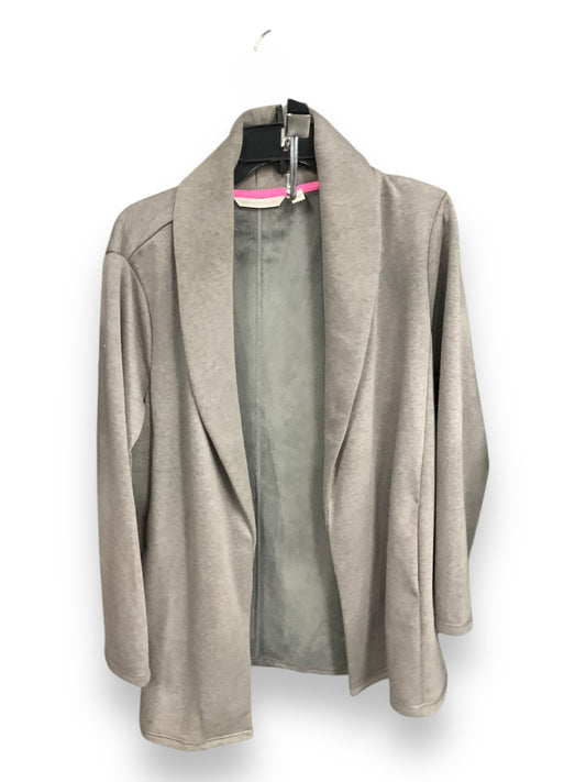 Cardigan By Isaac Mizrahi Live Qvc In Taupe, Size: L