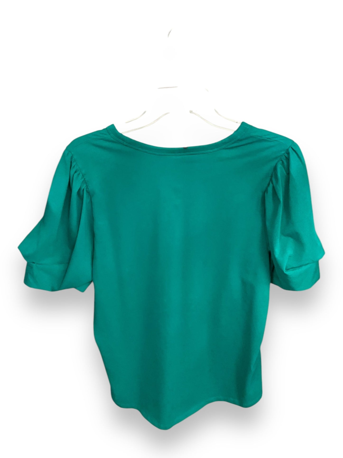 Top Short Sleeve By Chicos In Green, Size: L