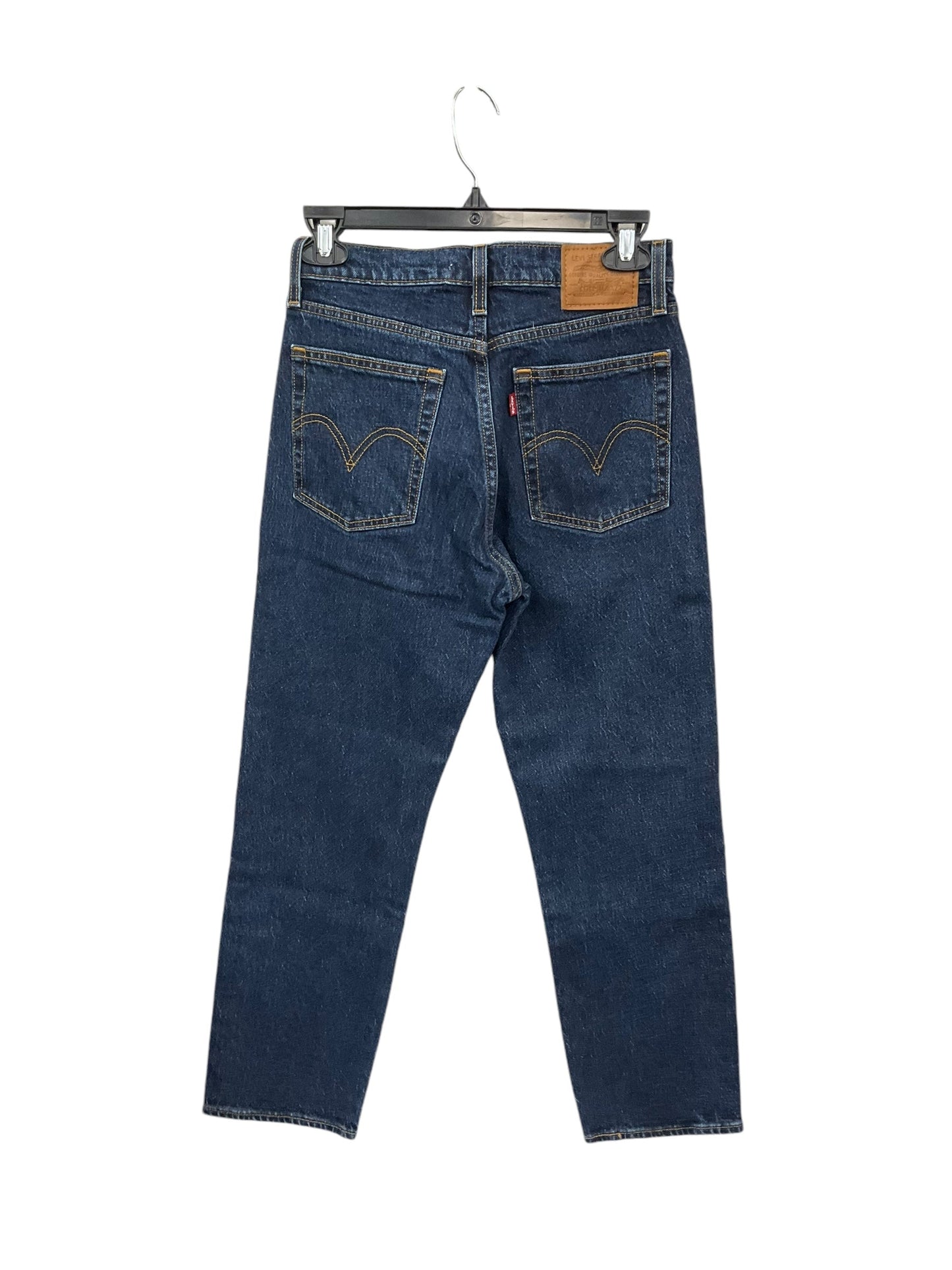 Jeans Straight By Levis In Blue Denim, Size: 0