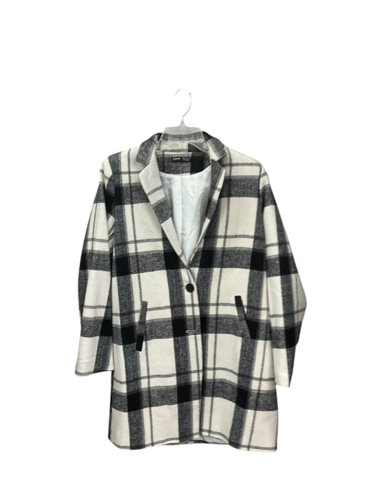 Coat Other By Shein In Grey & White, Size: S