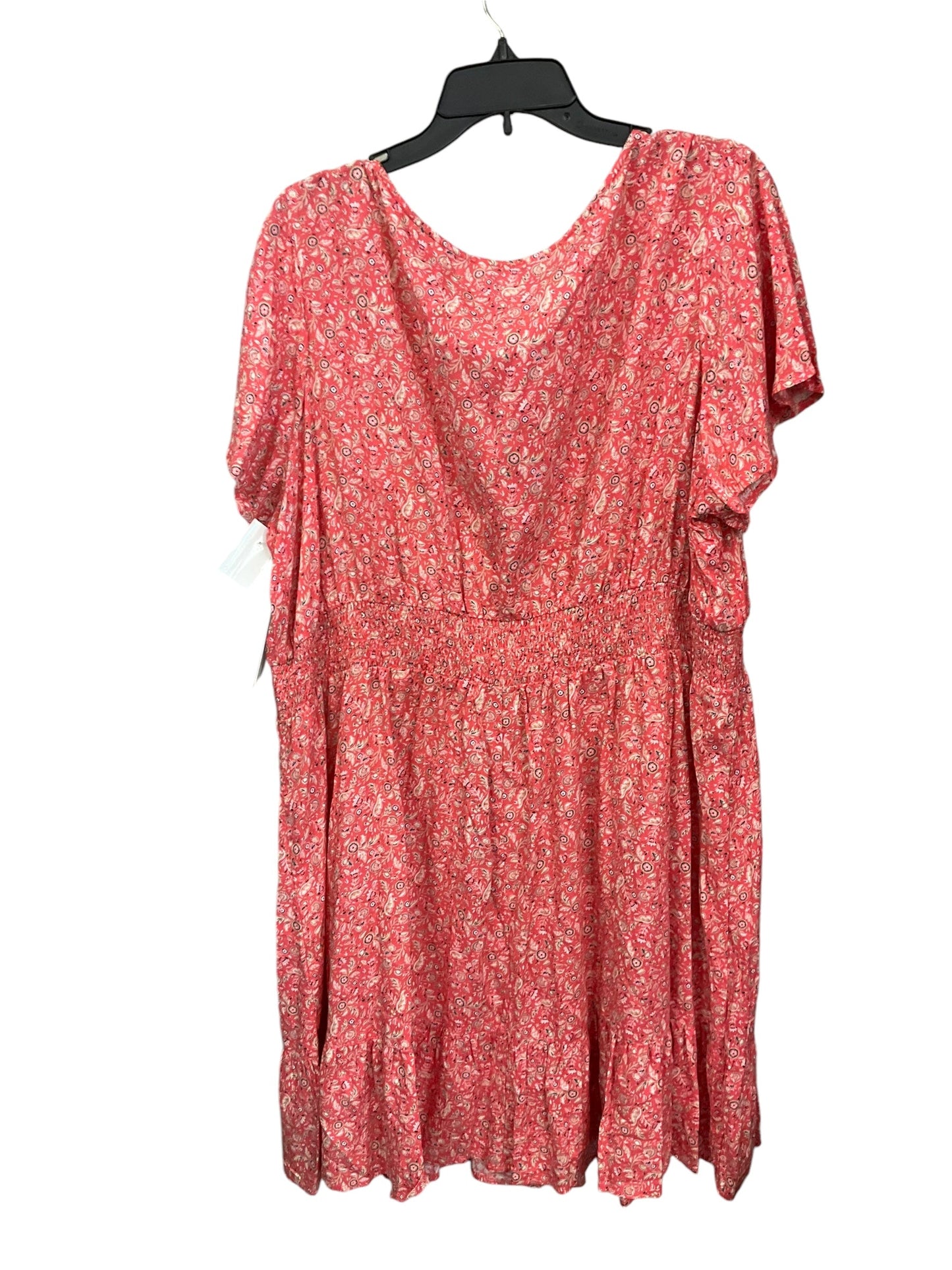 Dress Casual Short By Croft And Barrow In Pink, Size: 2x