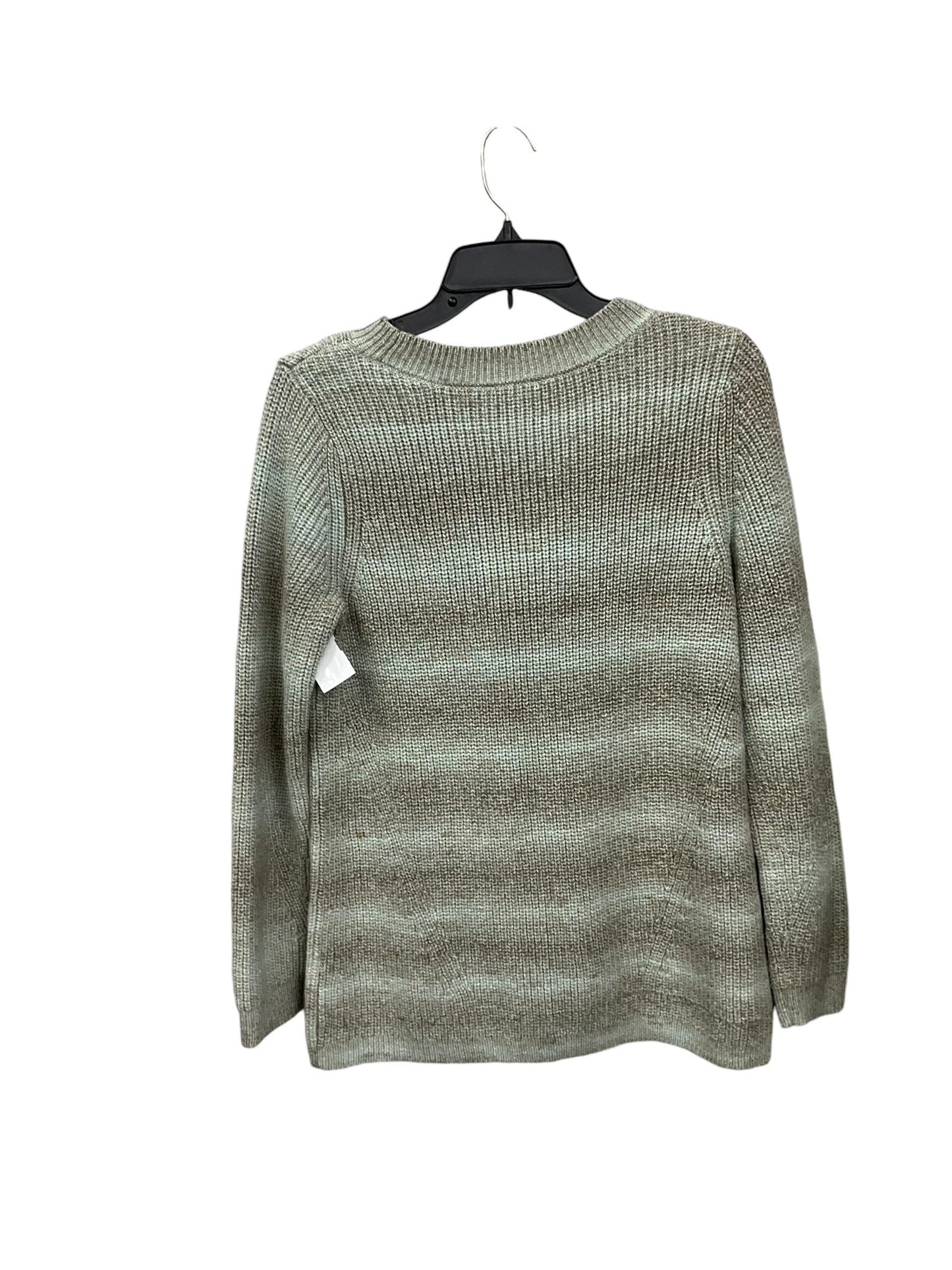 Sweater By J. Jill In Green & Tan, Size: S