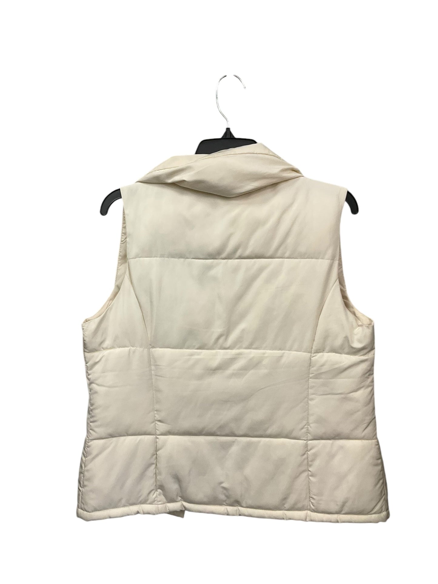 Vest Puffer & Quilted By Clothes Mentor In Cream, Size: M