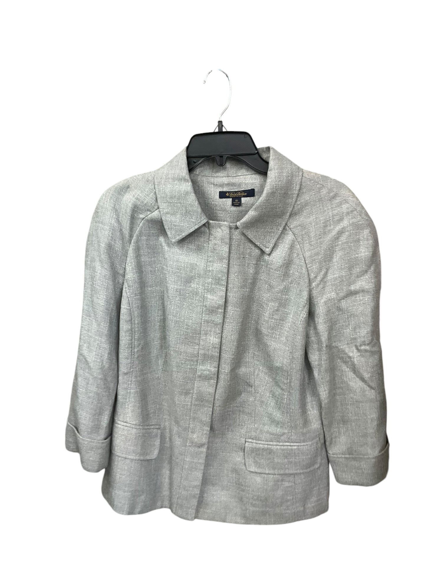 Blazer By Brooks Brothers In Grey, Size: L