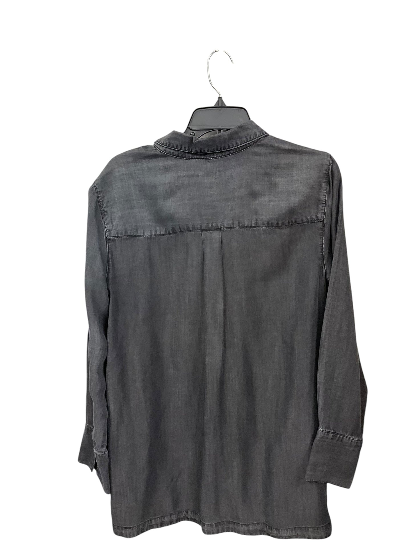 Top Long Sleeve By Chicos In Grey, Size: L