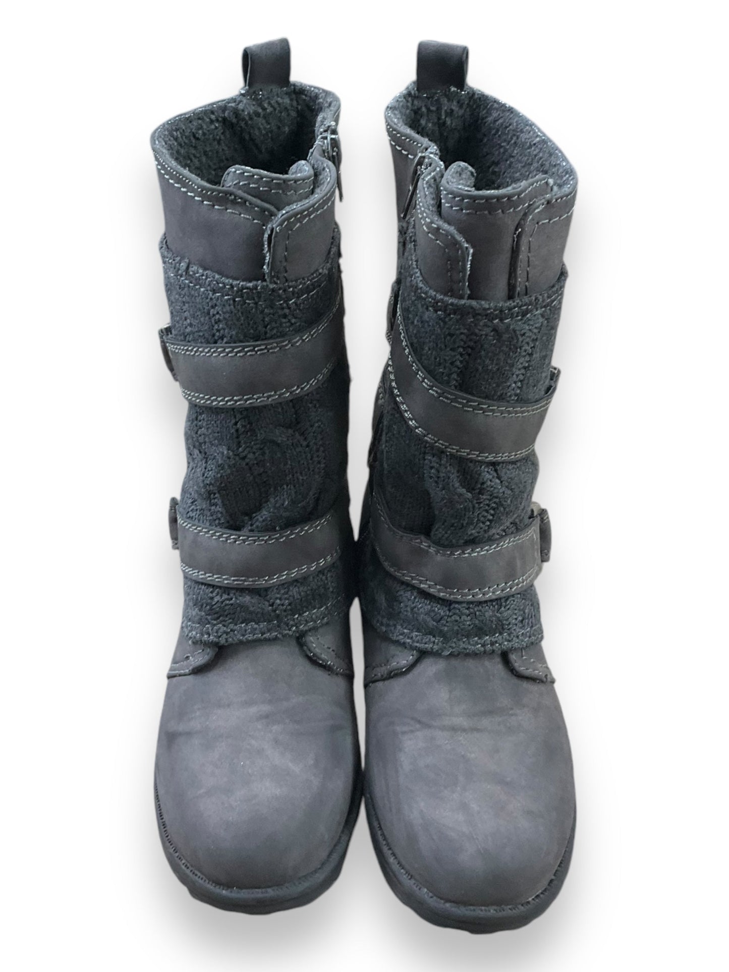 Boots Combat By Sugar In Grey, Size: 8