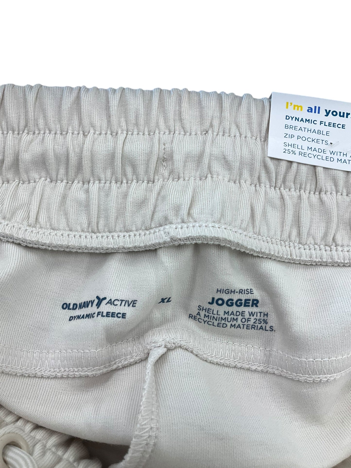 Athletic Pants By Old Navy In Beige, Size: Xl