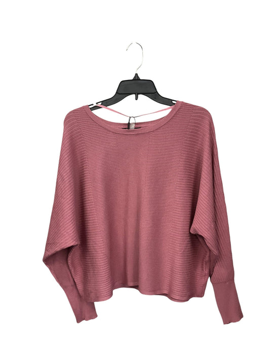 Sweater By Cable And Gauge In Pink, Size: 1x