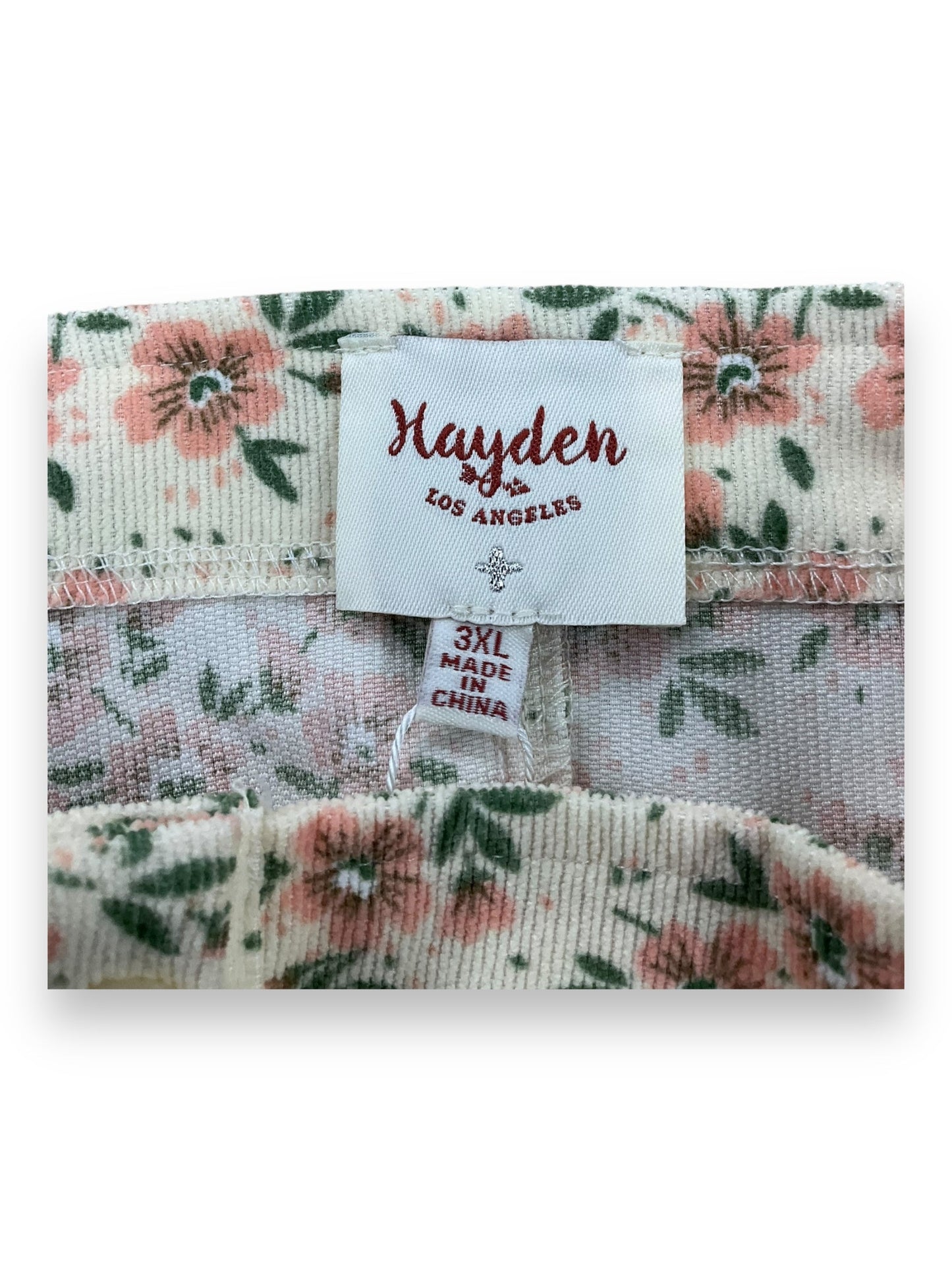 Dress Casual Midi By Hayden La In Floral Print, Size: 3x