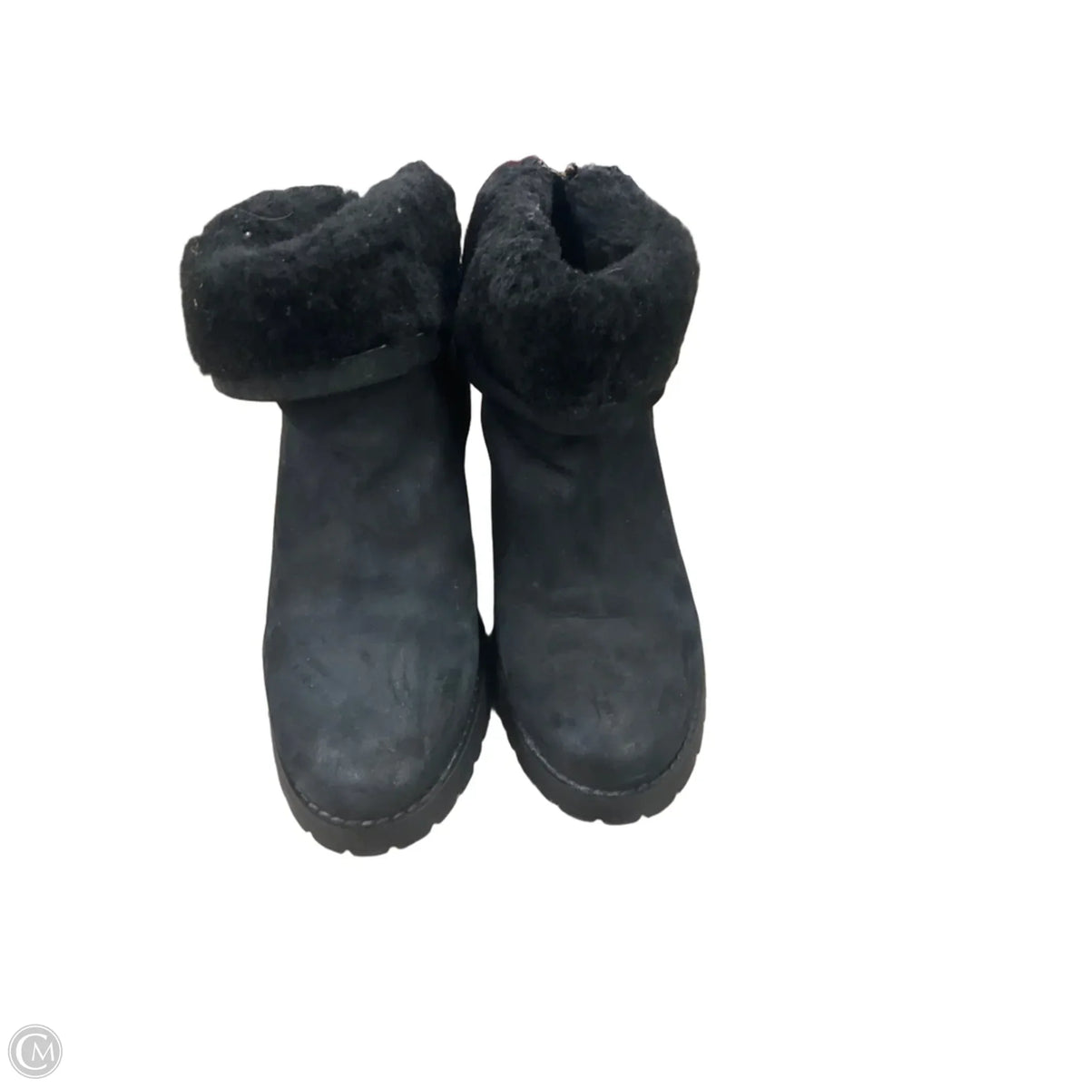 Boots Ankle Heels By Steve Madden In Black, Size: 6.5