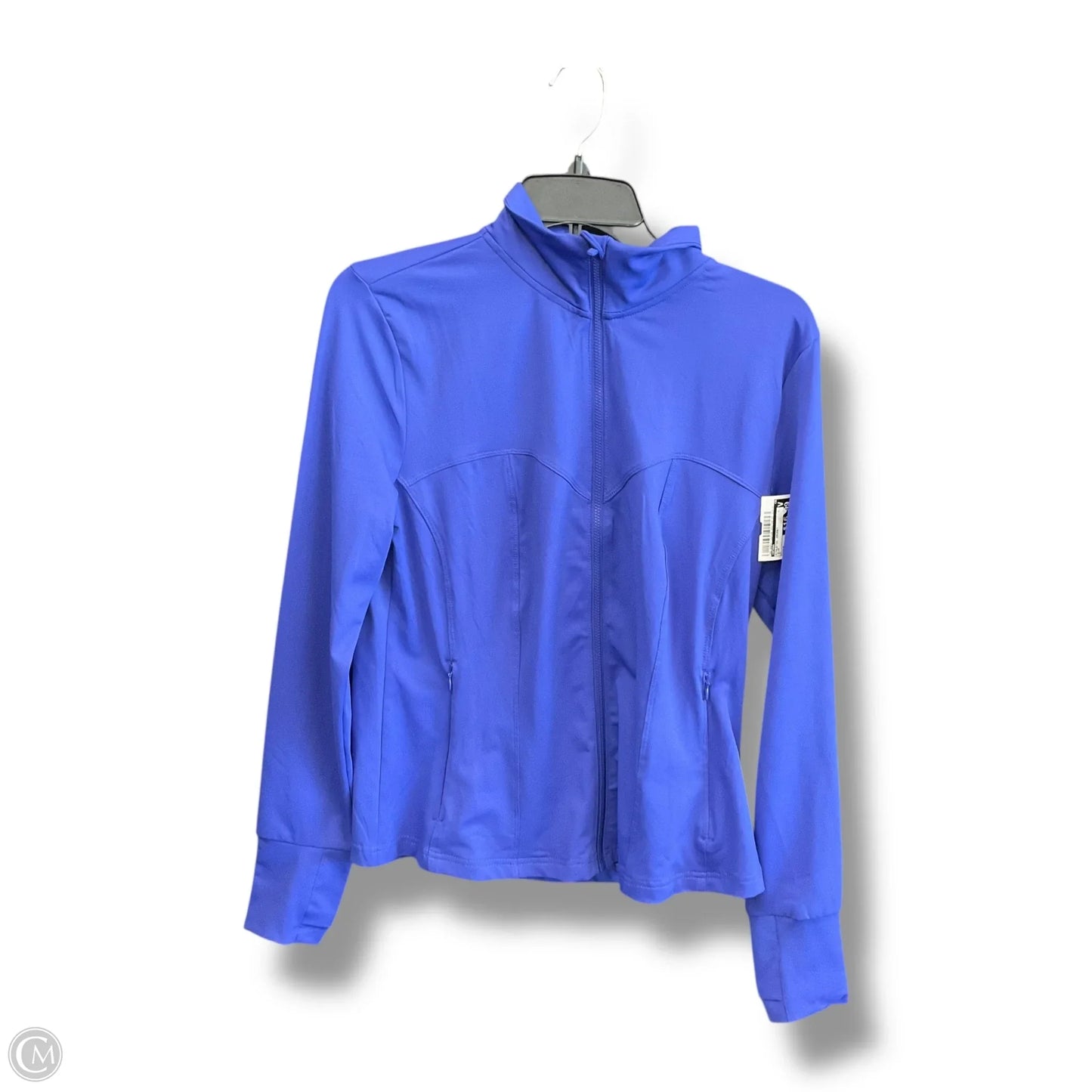 Athletic Jacket By Apana In Blue, Size: M