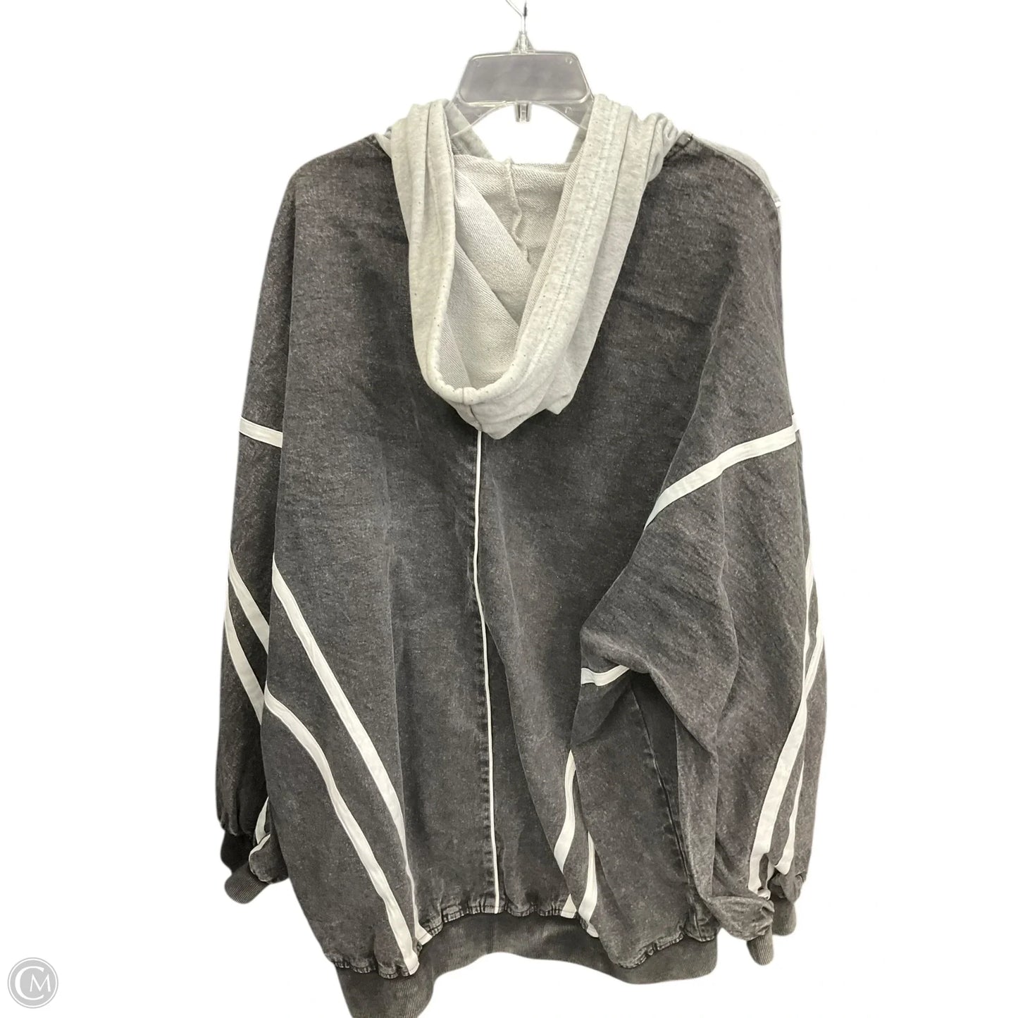 Sweatshirt Hoodie By Akira In Grey, Size: Xl