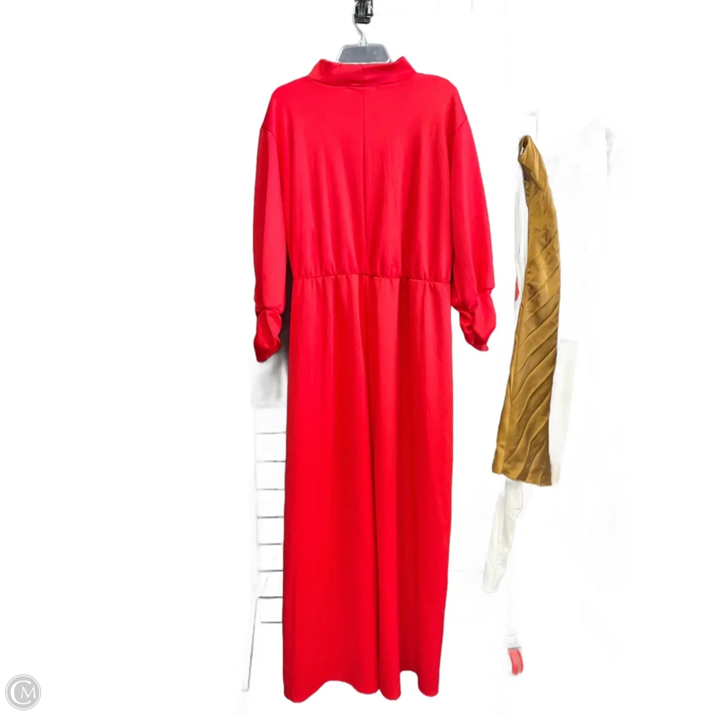 Dress Casual Maxi By Clothes Mentor In Red, Size: 3x