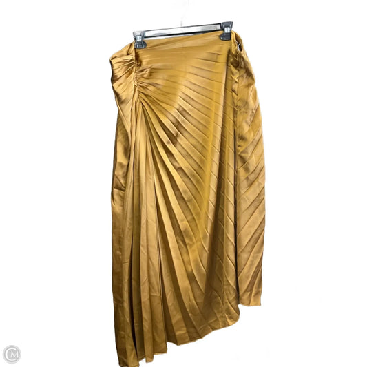 Skirt Maxi By Forever 21 In Gold, Size: 3x