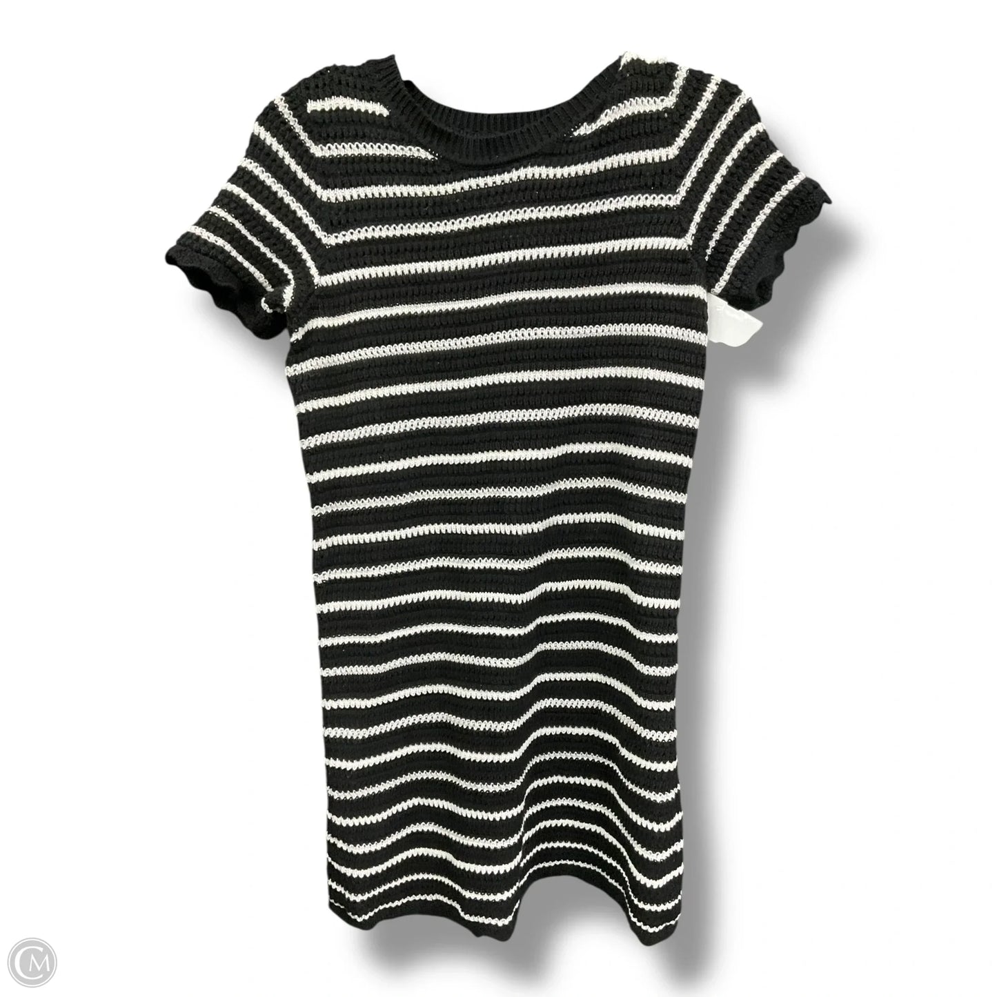 Dress Sweater By Gap In Black & White, Size: Xs