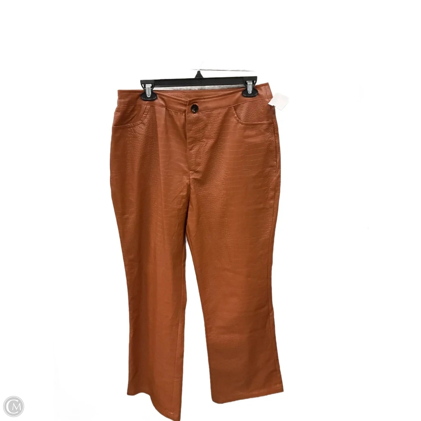 Pants Dress By Clothes Mentor In Brown, Size: L